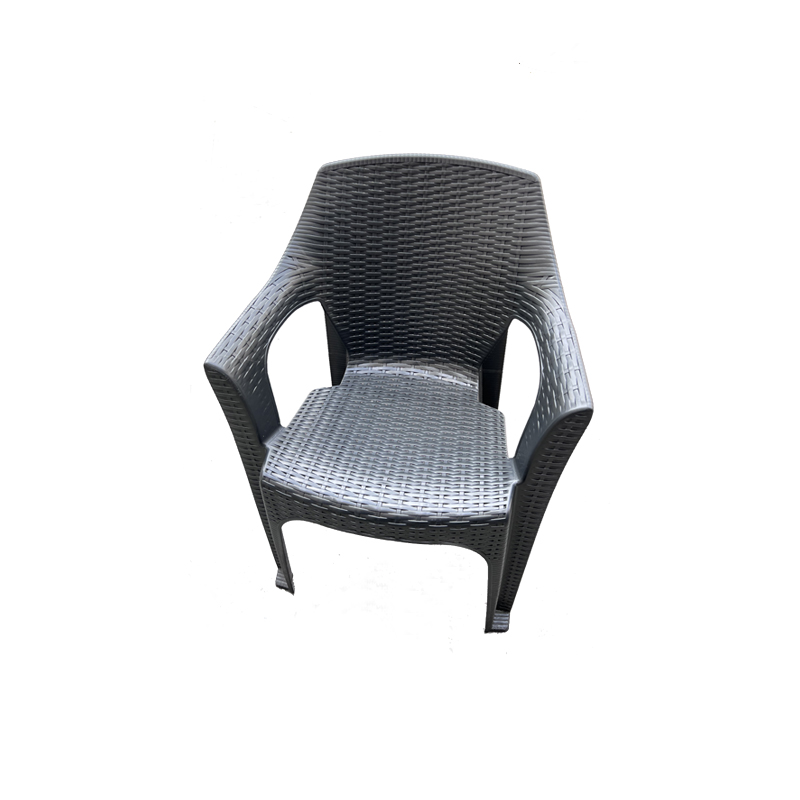 Rattan design plastic chair mould