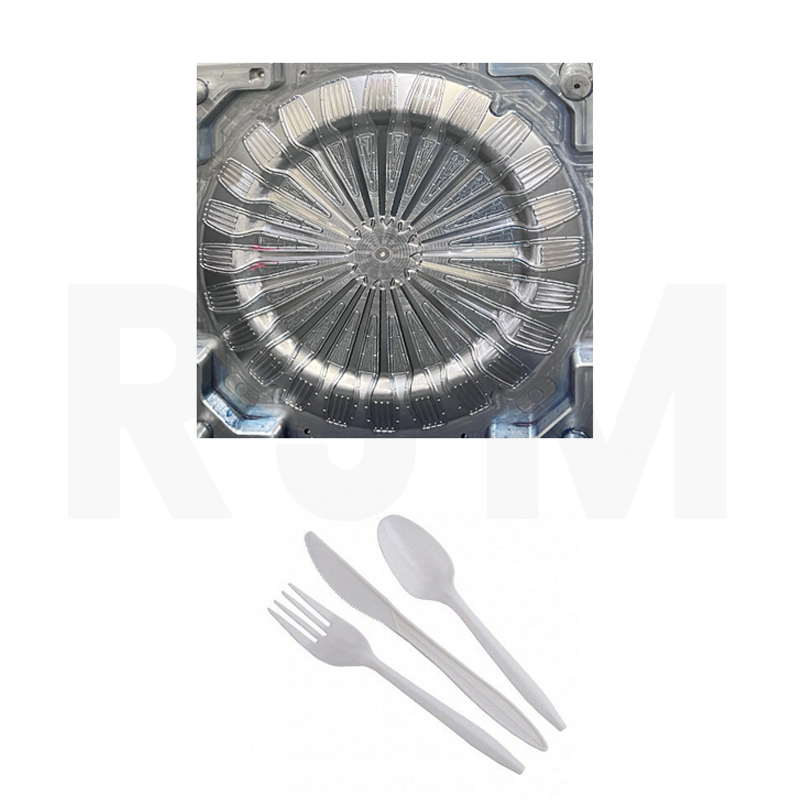 Plastic spoon knives forks cutlery mould