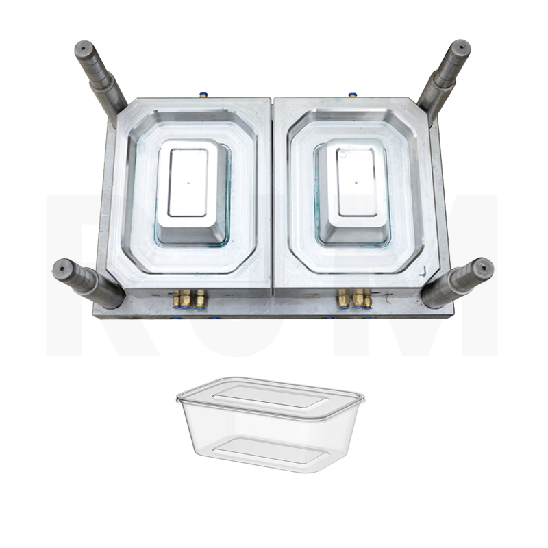 Disposable plastic food container mould