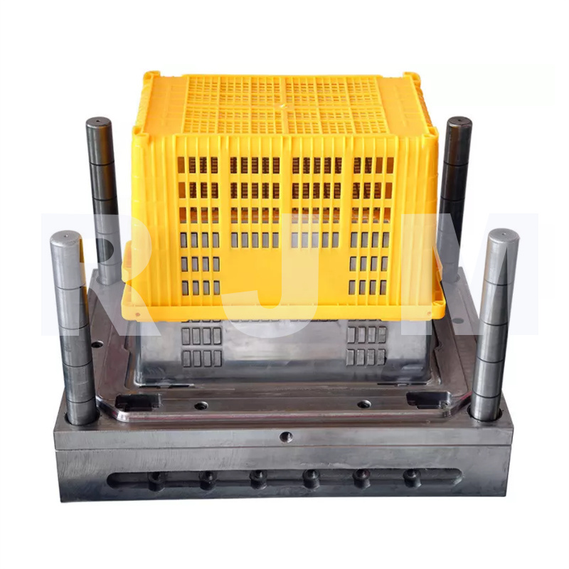 Customized plastic fish sea food crate mould